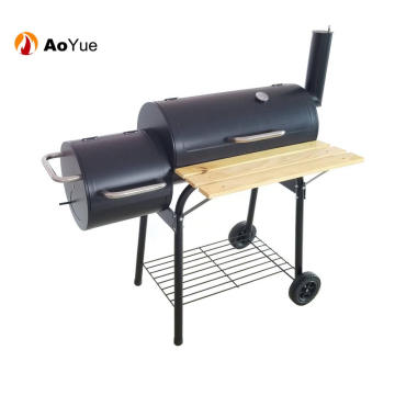 Outdoor großer tragbarer Trolley Barrel Charcoal BBQ Grill